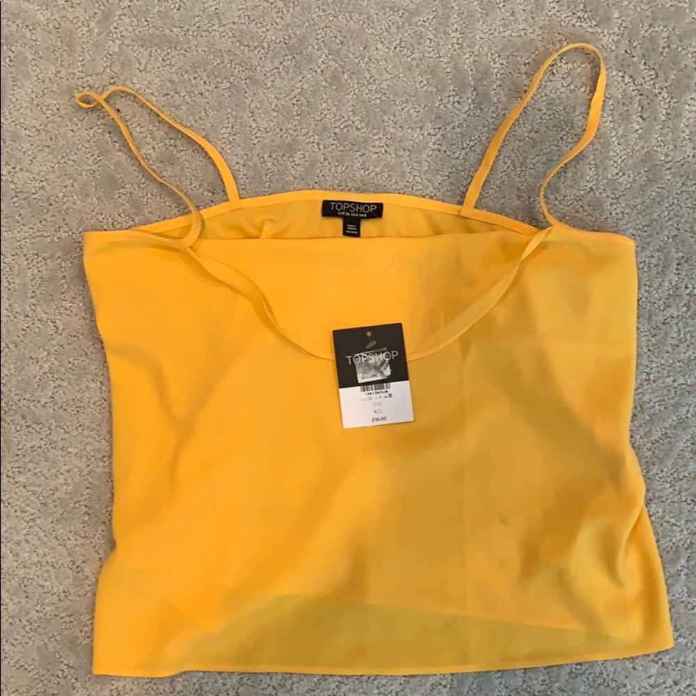 Top Shop yellow camisole